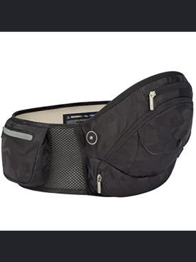 Black Baby Hip Seat Carrier